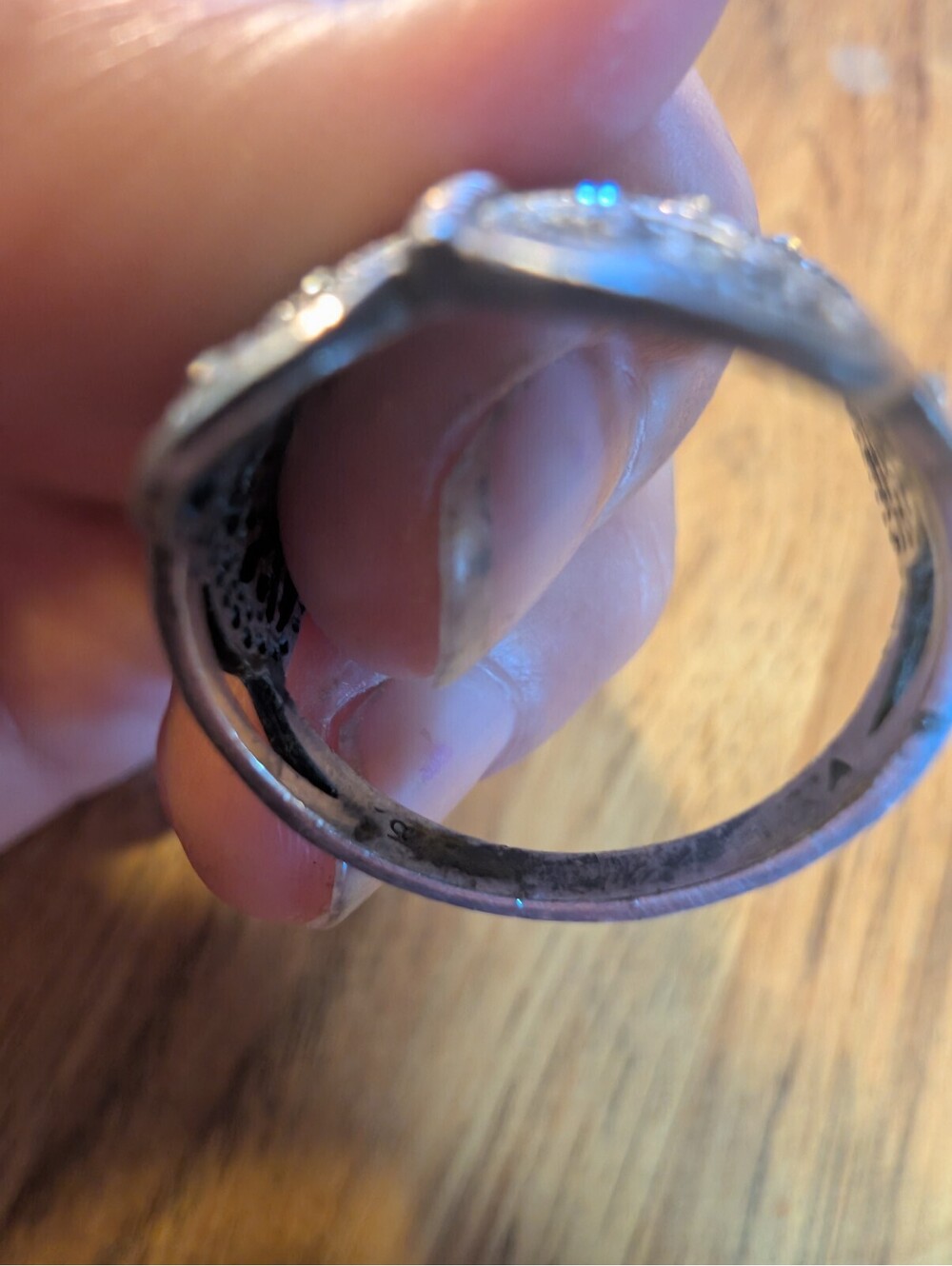 Vintage Style Sterling Silver Butterfly Women's Ring Size 10.5 - Picture 4 of 6